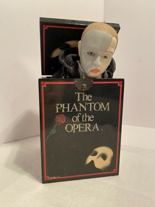 Vintage Phantom Of The Opera Musical Jack In The Box.  1988 Limited Edition 119