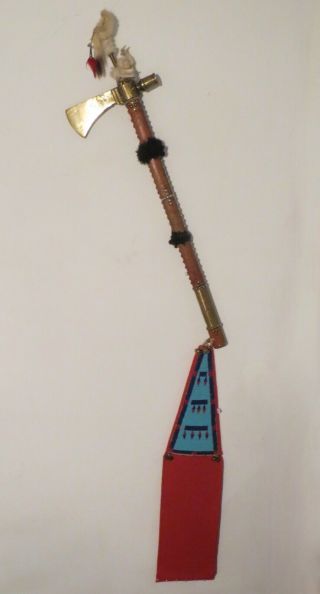Tomahawk With Beaded Drop - Plains Indian Style -