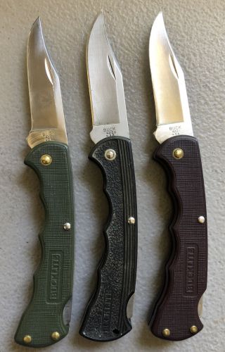 3 Vintage Bucklite Knives : 422a,  422,  422