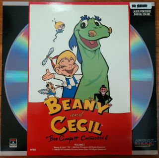 Beany And Cecil Laserdisc Vintage Bob Clampett Cartoons Ld