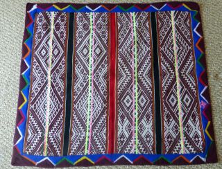 Andean Mountain Textile - Peruvian Aguayo Table Cloth 3