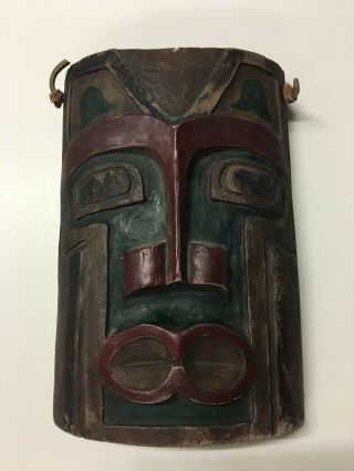 Mask Nootka Sculpture North Coast Philip Thorn Vintage Plaster Vancouver Bc