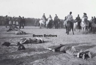 1900 Historic China Execution Of Boxer Rebels Beheading Glass Photo Negative 2