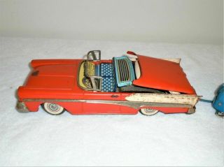 WOW 1958 JAPAN YONEZAWA 11 INCH FORD FAIRLANE 500 RETRACTABLE ROOF CONVERTIBLE 3