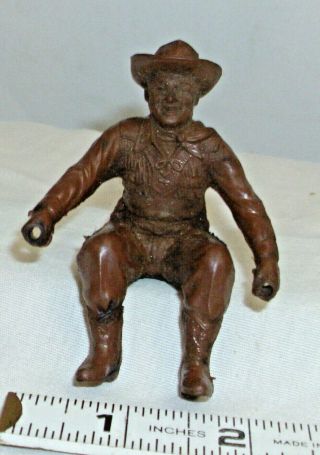 Ideal Roy Rogers Fix It Stage Coach Or Chuck Wagon Figure Part In Brown