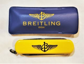 Breitling Advertising Wenger Swiss Army Multi Tool Pocket Knife Give Away