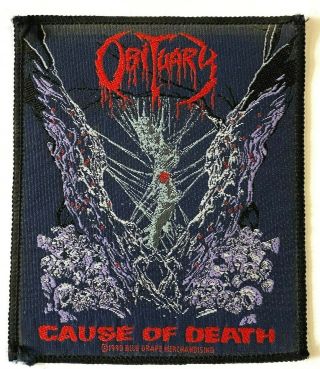 Obituary - Cause Of Death - Old Og Vtg 1990 