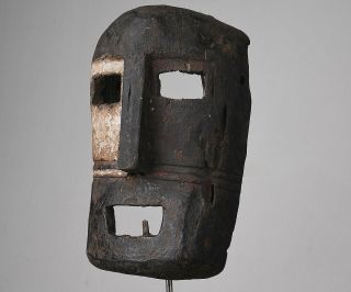 African Congo Tribal Wooden Mask From Kumu Tribe Primitive Art Drc Zaire 3880
