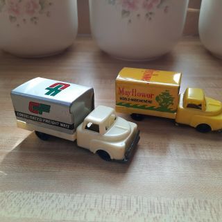 Vintage Tin And Plastic Toy Trucks