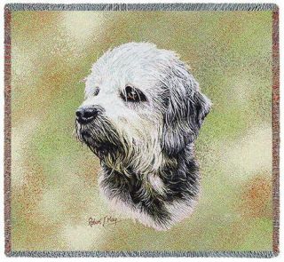 Lap Square Blanket - Dandie Dinmont Terrier By Robert May 6367