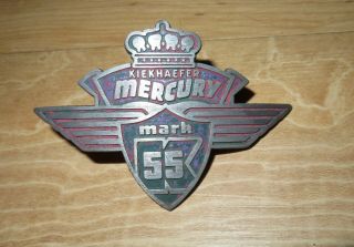 Vintage Mercury Mark 55 Outboard Badge Emblem