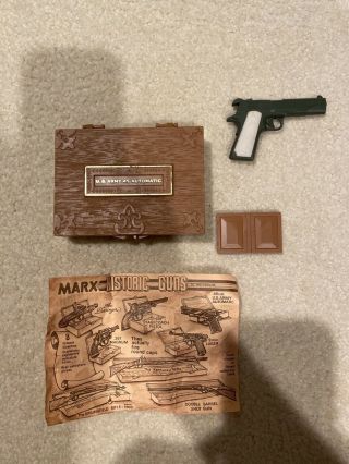 Vintage Marx Us Army.  45 Automatic Historic Miniature Gun Toy