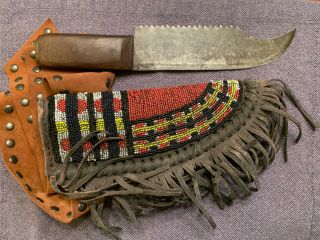 19th C Native American Souix Indian Knife