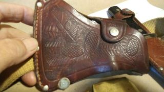 Vintage Estwing Hatchet TOOLED LEATHER Sheath & IMPERIAL HUNTING KNIFE W/SHEATH 2