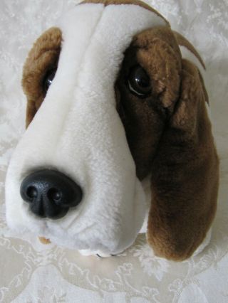 Vintage Hush Puppies Plush Sad Dog Basset Hound 19″ Long Mascot Perfect