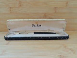 Vintage Boxed Parker 65 Custom Rolled Gold Fountain Pen - 14k Beaky Nib - Aa52