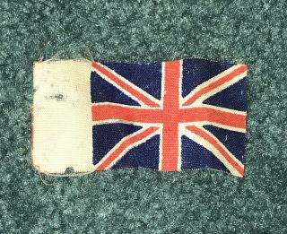 Vintage Marx Invasion Day Miniature Playset British Cloth Flag
