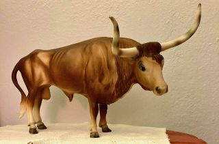 Vintage Breyer Texas Longhorn Steer 75 Xlnt Cond Rope Him For Your Own