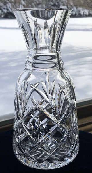 Vintage Waterford Lismore Crystal Water Carafe Classic Elegance 9”