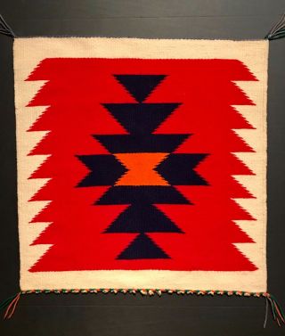 Navajo Germantown Sampler Blanket / Rug,  C1890 - 1910,  Nr