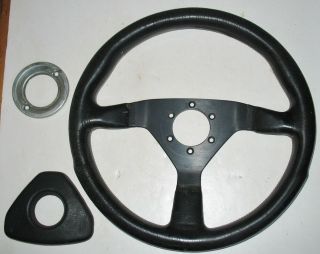 Vintage Momo Typ Kba Leather Steering Wheel