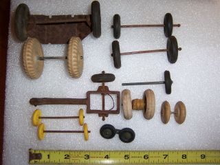 Vintage Toy Parts Car & Truck Tires Axles