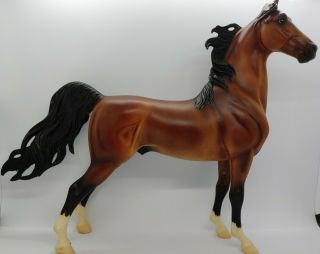 Harmonie - Dutch Harness Horse Breyer On American Saddlebred Mold 1276