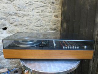 Wega 3202 Vintage Record Player Turntable Hifi System 70s Wood Funky Retro Radio