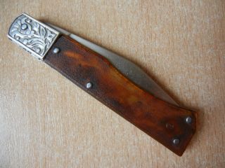 Rare Vintage The Soviet Russian Ussr Folding Knife Hunting