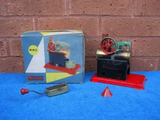 Vintage Mamod Mm2 Live Steam Stationary Engine In The Box