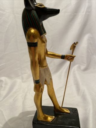 Statue of Egyptian God Anubis Yinepu by Artisans Guild International 5