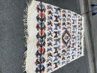 Vintage Wool Blanket.  Momostenango,  Guatemala.  Organic Handspun.  fabricamomostei 2