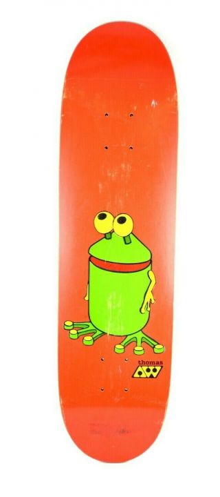 1993 Vintage Thomas Morgan Alien Workshop Aw Skateboard Frog Skateboard Deck