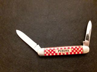 Purina Checkerboard 2 Blade Pocket Knife