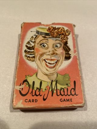 Vintage Complete Whitman Old Maid Card Game