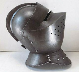 Medieval Knight Helmet Decoration 13 " Tall King Arthur Roundtable Armor