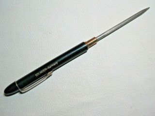 Vintage Solingen Pocket Sharpening Steel Rod System - Germany -
