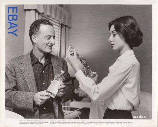 Director Fred Zinnemann Audrey Hepburn Candid On Set Vintage Photo