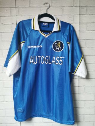 Chelsea 1997/1999 Home Umbro Vintage Football Shirt - Xxl
