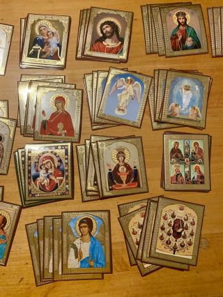 Russian Christian Icons Bulk Of 126 Icons 24 Types 5 Each Type