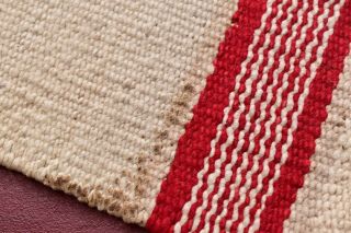 Atq VTG Navajo Saddle Blanket Rug striped Native American Indian textile 31x28” 5