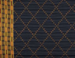 African Kente hand woven cloth Ashanti Asante Akan home decoration textile Ghana 3