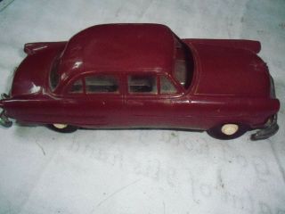 Toy Car Windup Vintage Old Ford Plastic 1950 