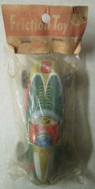 Vintage Typhoon Race Car 2 Friction Toy Made In Japan K