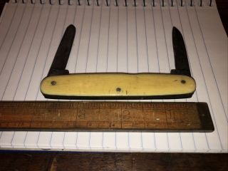 Vintage George Wostenholm I - Xl Sheffield England 2 Blade Folding Pocket Knife