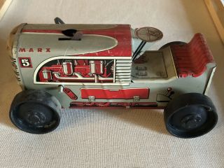 Vintage Marx Toys Climbing Tractor Tin Wind Up Toy