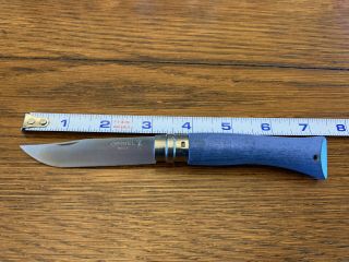 Opinel Inbox No.  7 Folding Knife_blue Handle_3” Blade