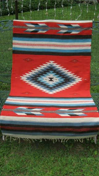 Authentic Vintage Mexican Throw/Rug 59 