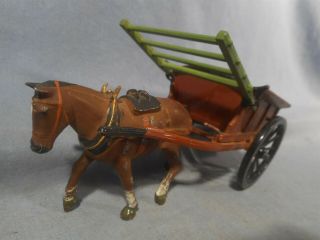 Vintage Britains Ltd London Metal Horse And Cart Wheel