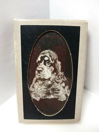 Vintage Deluxe Sovereign Playing Cards Dog Cocker Spaniel By Rawcliffe Nos